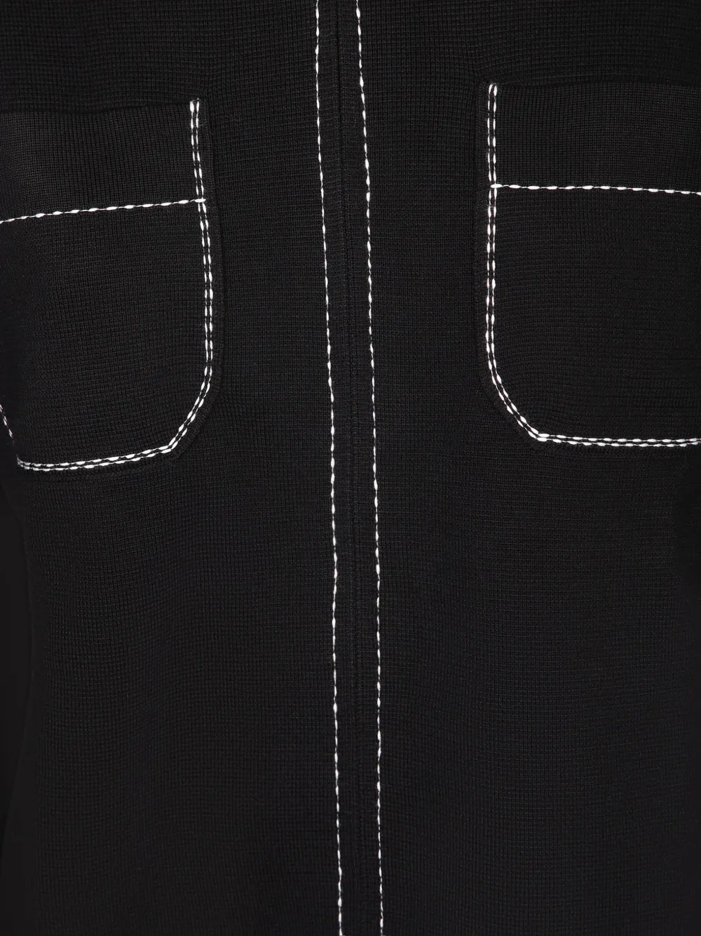 Paul Smith Jack met contrasterende stiksels en rits Zwart