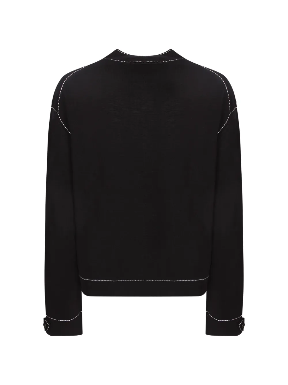 Paul Smith Jack met contrasterende stiksels en rits Zwart