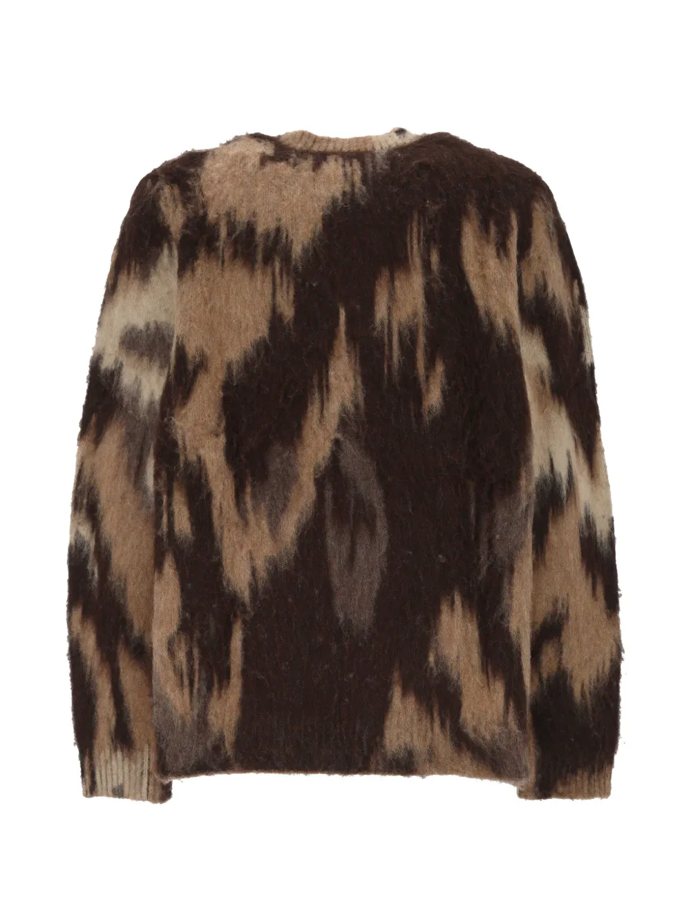 Les Deux abstract-pattern sweater Bruin