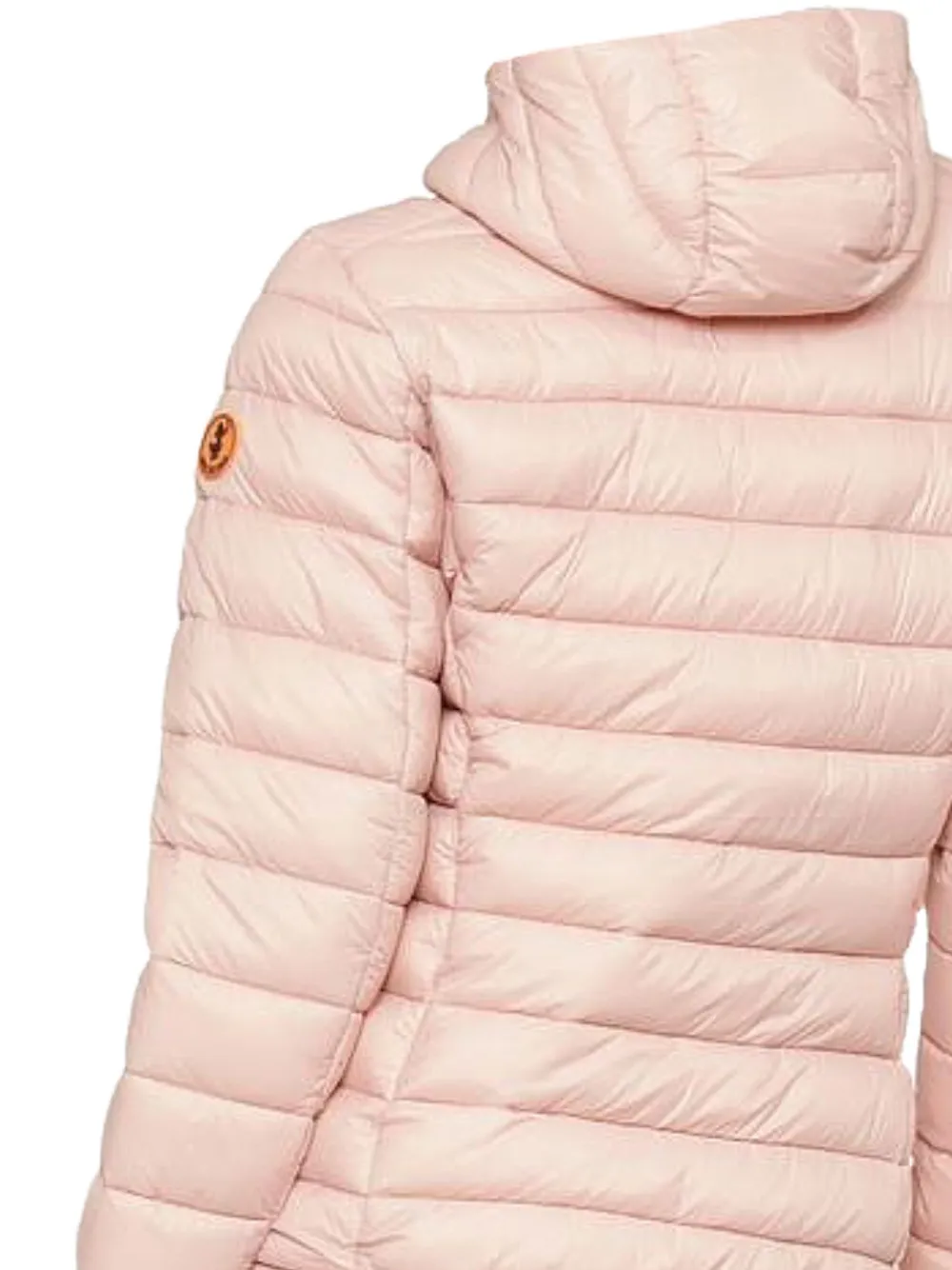 Save The Duck Daisy gewatteerd jack met capuchon Roze