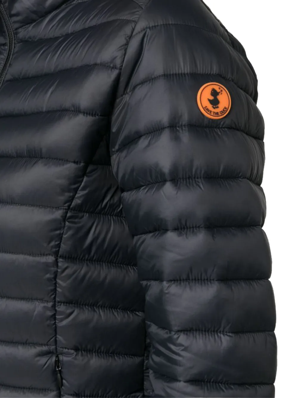 Save The Duck Carly quilted puffer jacket Zwart