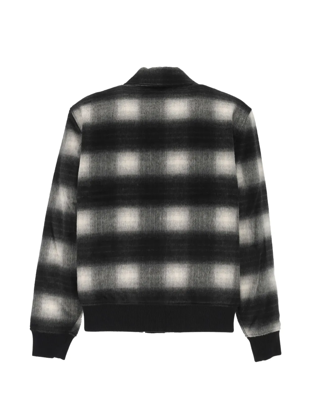Les Deux Geruit jack met logo-patch Zwart