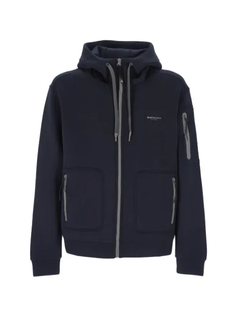 Murphy&Nye logo-print zip-up hoodie