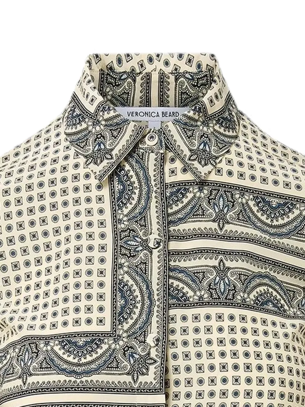 Veronica Beard Monique Paisley-print Shirt in Neutrals, view 2