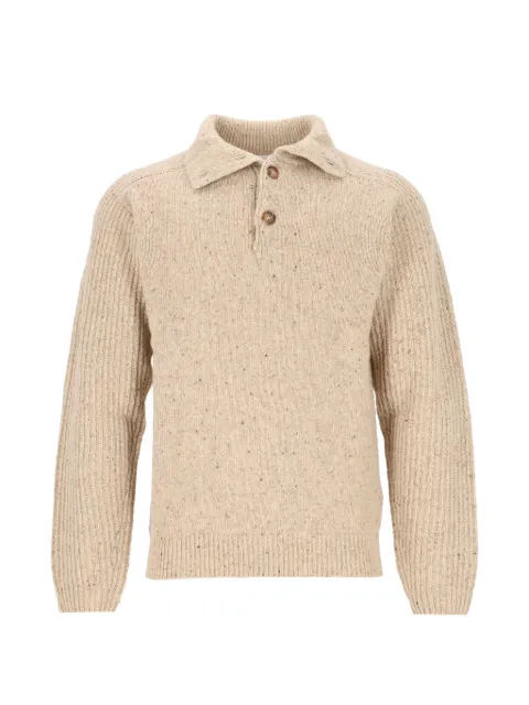 MARANT button-up flecked sweater