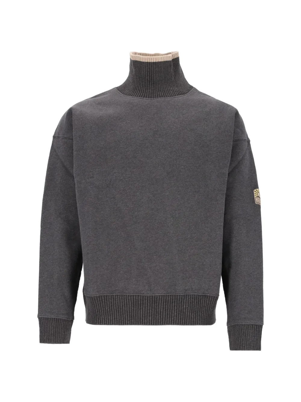 MARANT high-neck logo-patch sweater