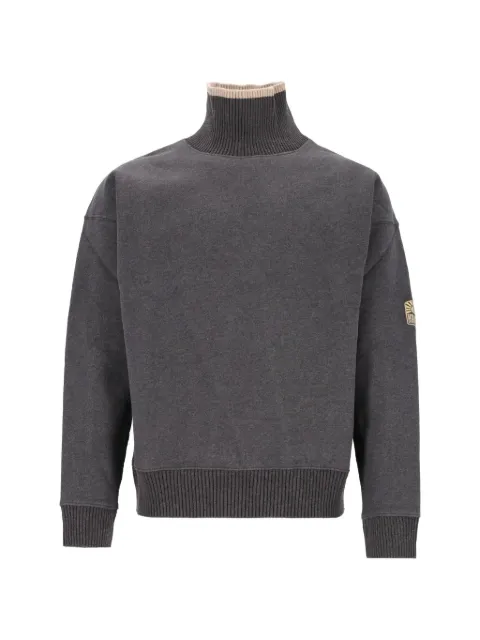 MARANT high-neck logo-patch sweater