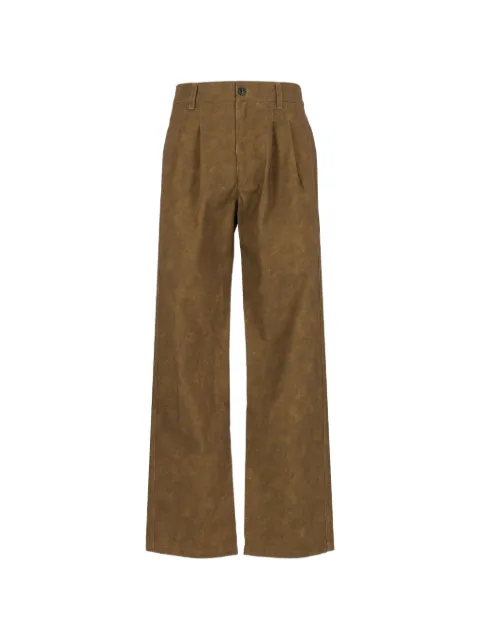 MARANT Yostin pleated straight-leg trousers