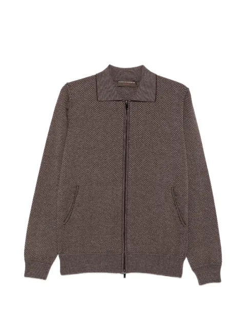 Filippo De Laurentiis Cardigan mit Fischgrätenmuster