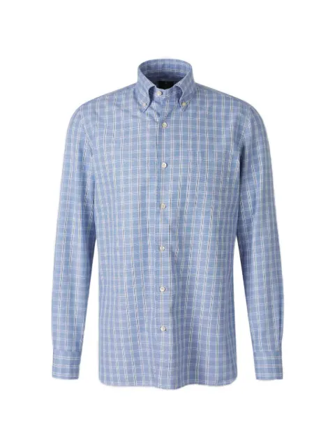 Luigi Borrelli check-pattern button-down shirt