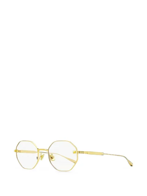 VALENTINO GARAVANI EYEWEAR geometric-frame stud-detail glasses