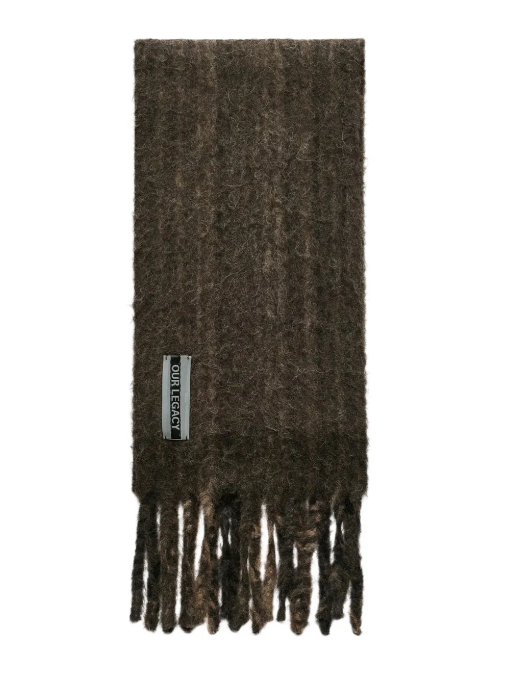 OUR LEGACY Estate sjaal van alpacablend Bruin