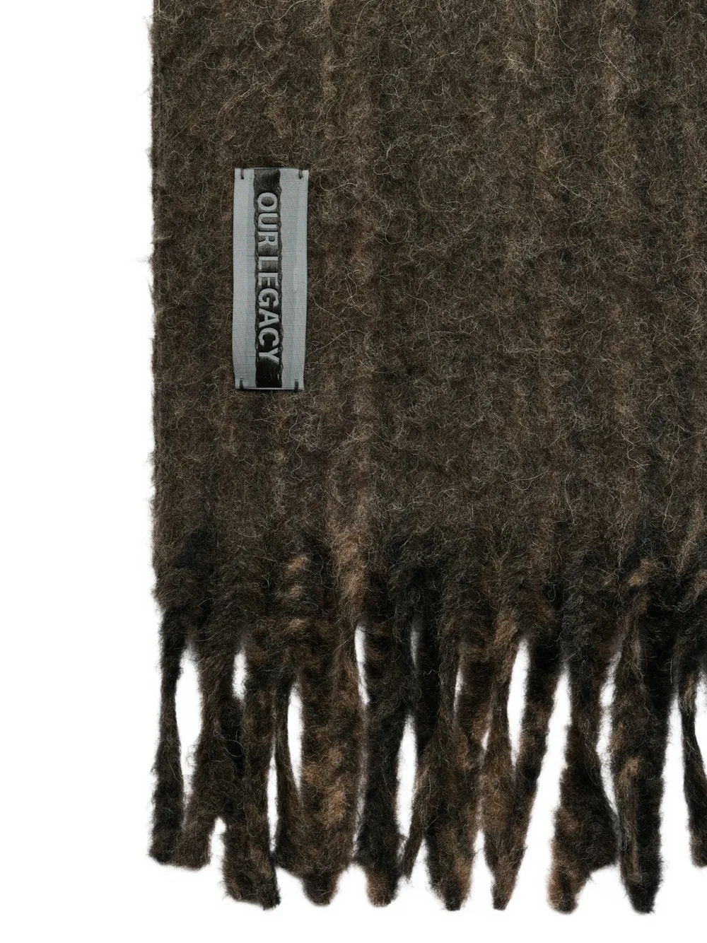 OUR LEGACY Estate sjaal van alpacablend Bruin