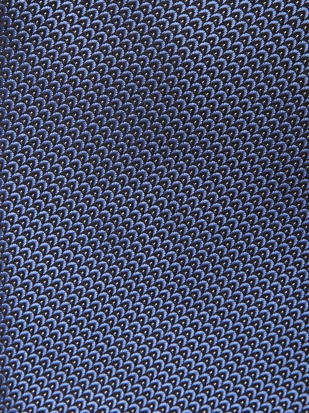 Zegna Zijden stropdas met geometrisch patroon Blauw