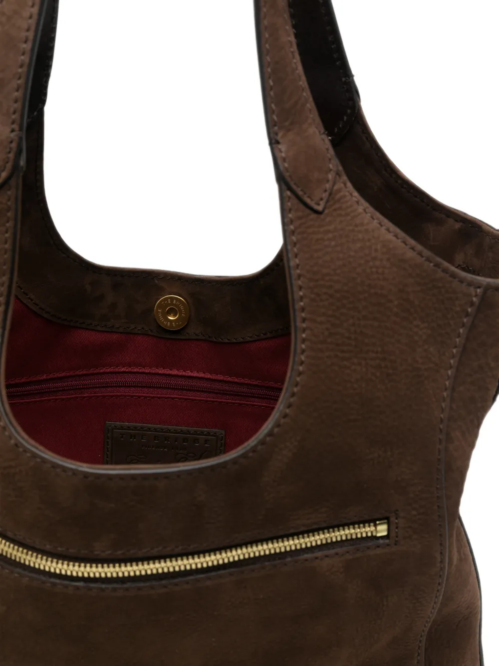 The Bridge Suède shopper Bruin