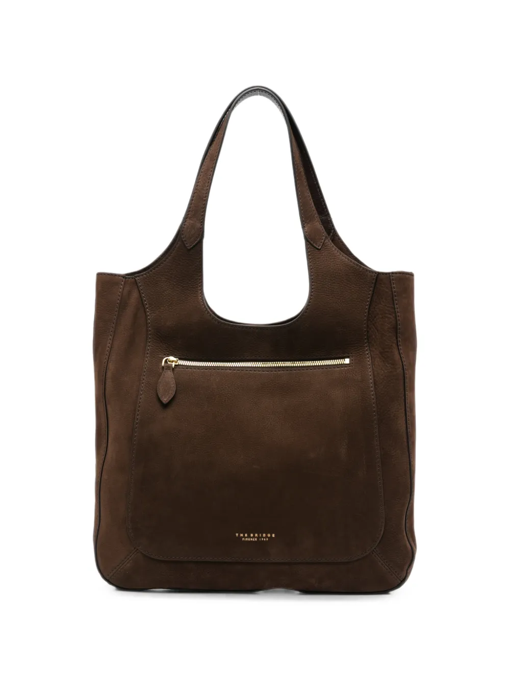 The Bridge suede tote bag