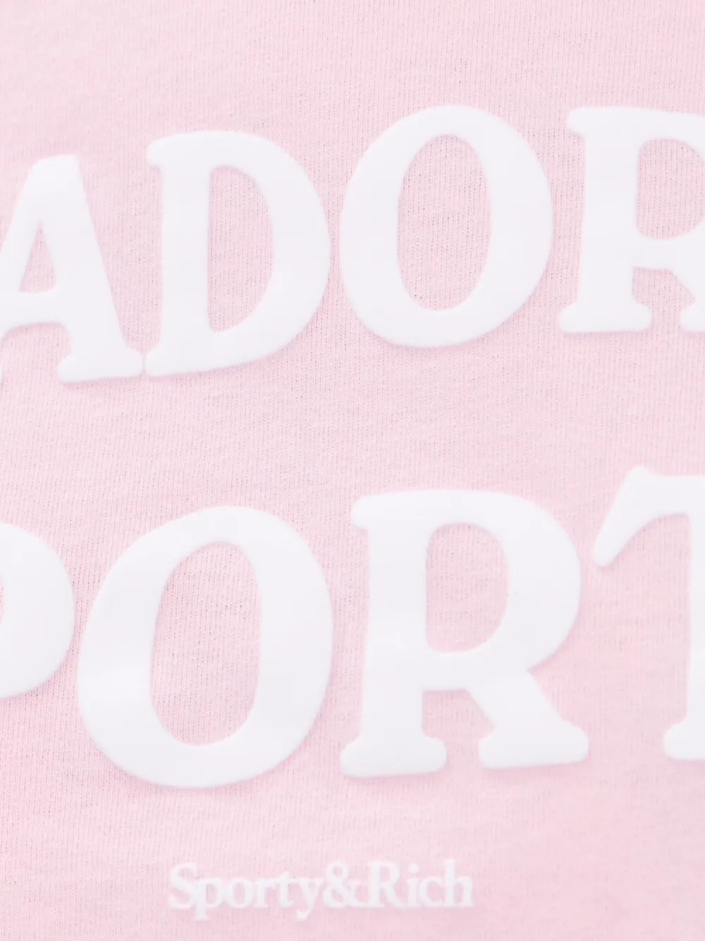 Sporty & Rich Jadore Sports T-shirt Roze