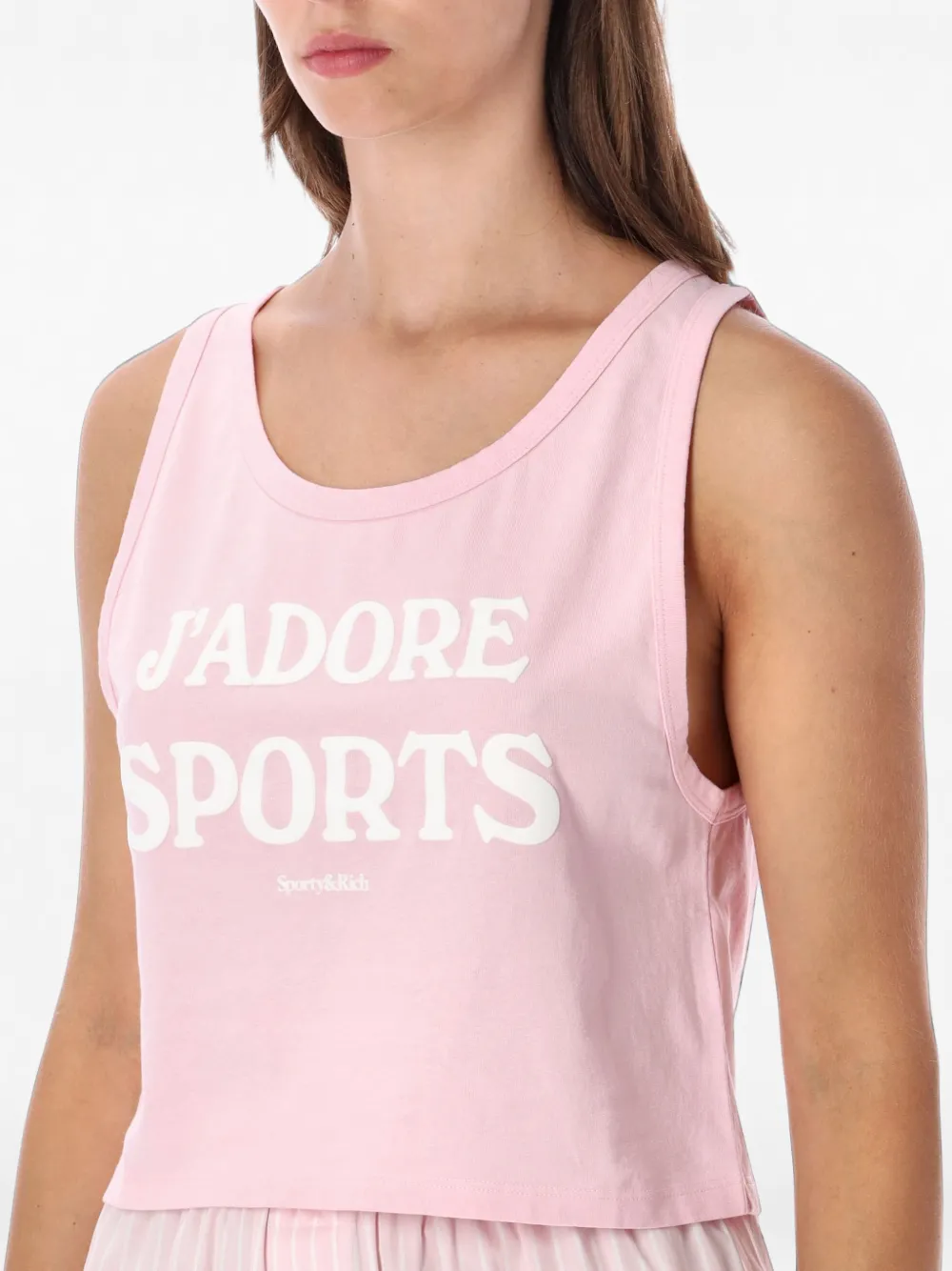 Sporty & Rich Jadore Baby tank top Roze