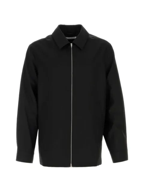 Jil Sander zip-up wool shirt