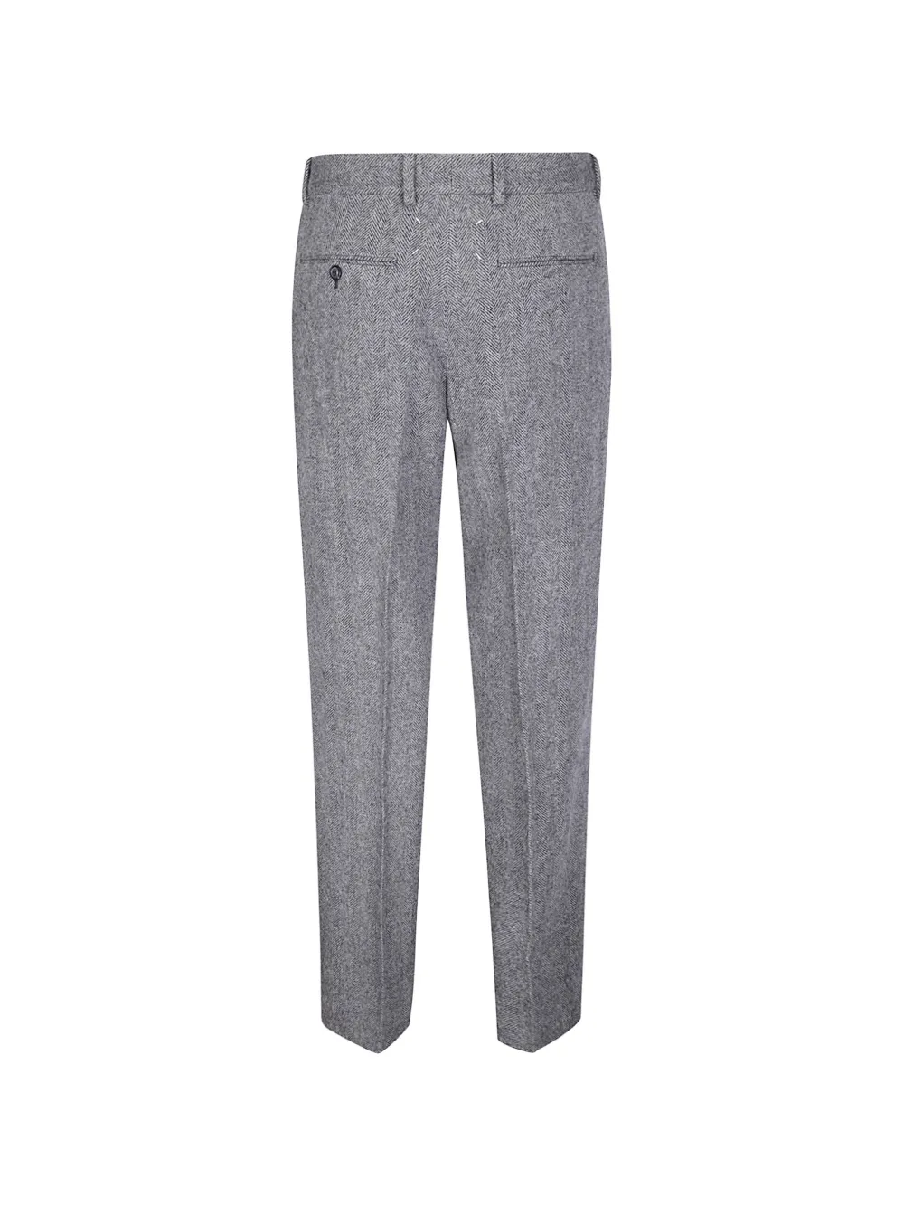 Maison Margiela Broek met visgraatpatroon Grijs