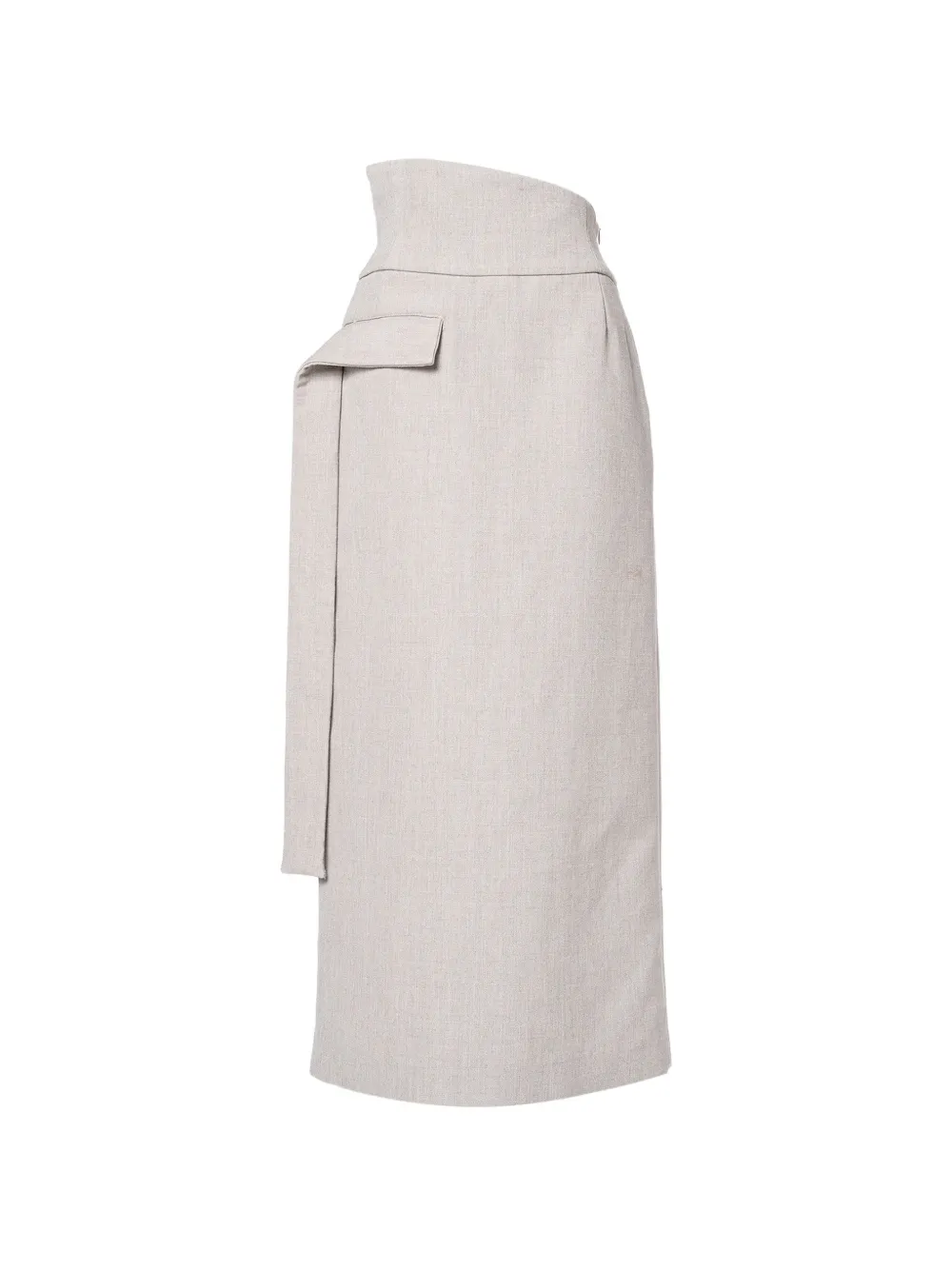 Muller Of Yoshiokubo asymmetric flap-pocket skirt · 38