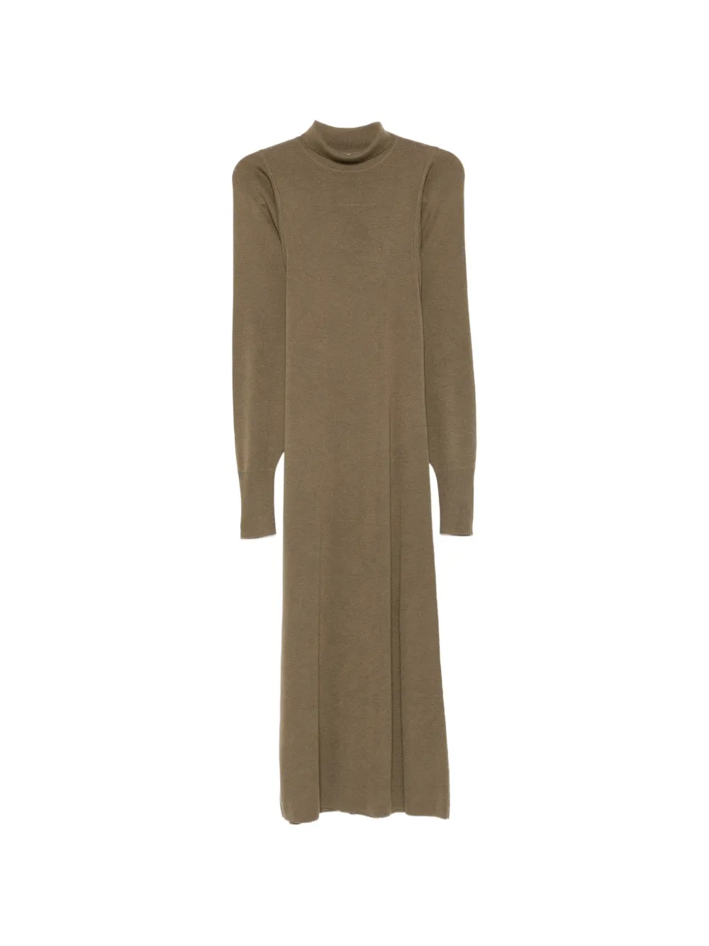 By Malene Birger Menna high-neck puff-sleeve midi dress