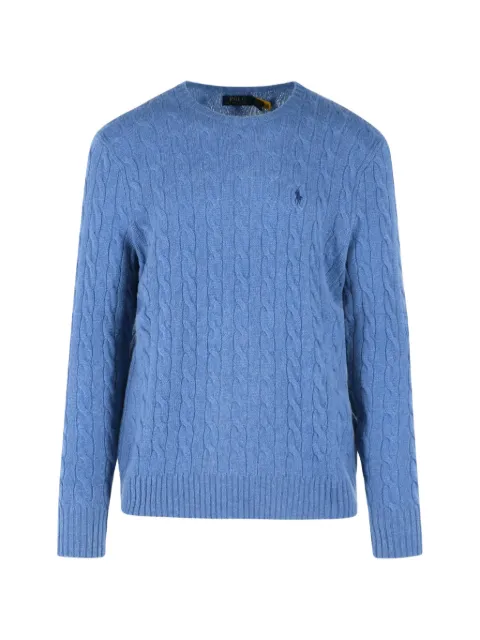 Polo Ralph Lauren cable-knit embroidered-logo sweater