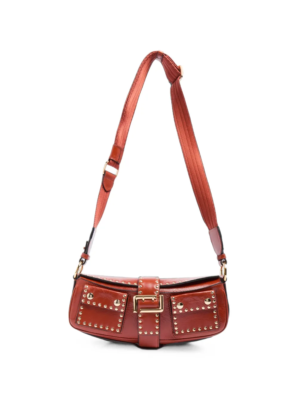 Lancel Multipocket stud-embellished shoulder bag