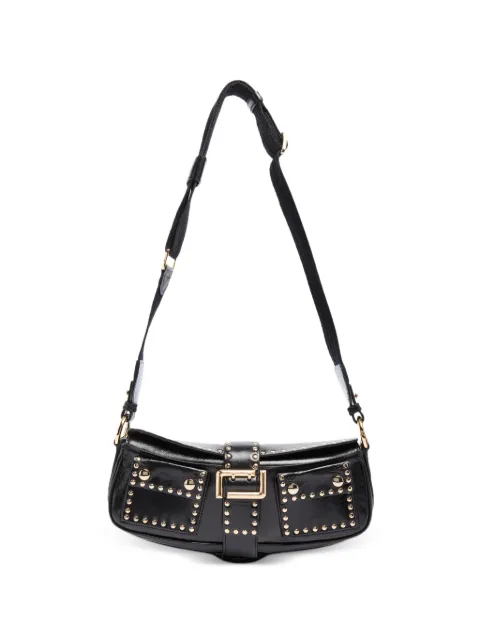 Lancel Multipocket studded leather shoulder bag