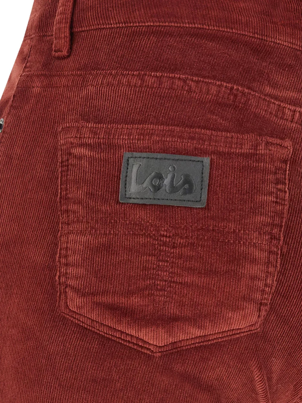 LOIS JEANS Flared broek Rood
