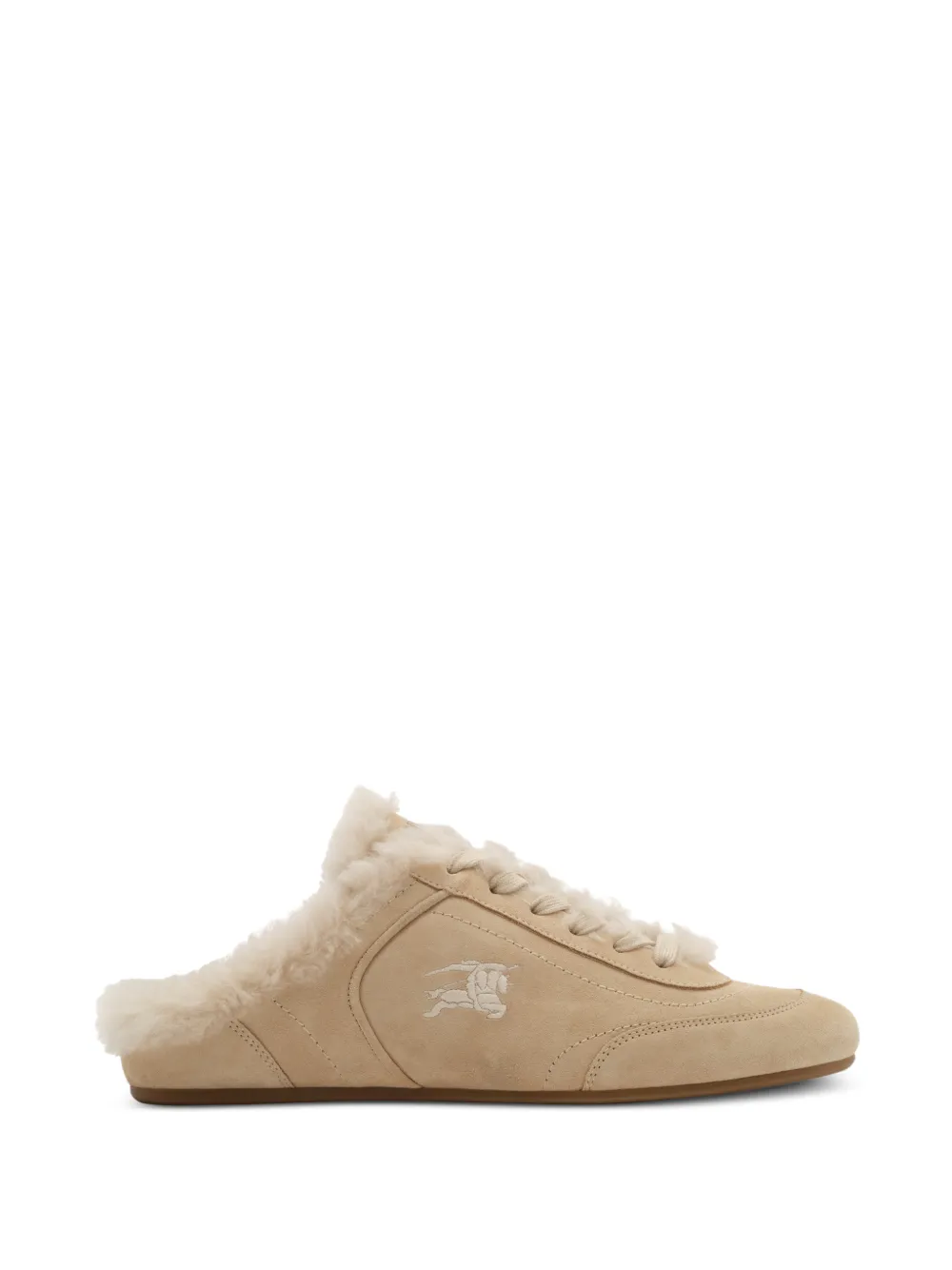 Burberry Mules Knight Runner in shearling - Toni neutri