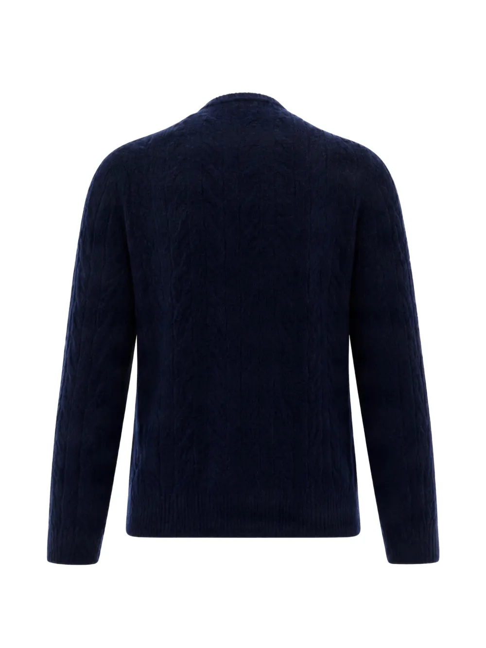 Ballantyne Kabelgebreide trui Blauw