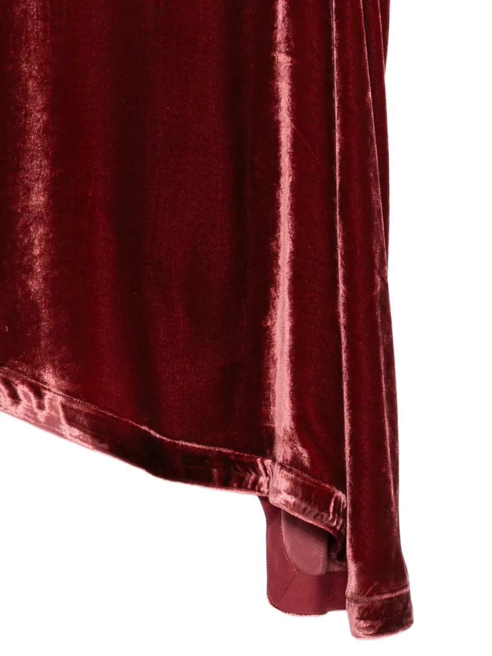 Gentry Portofino Top met asymmetrische snit Rood