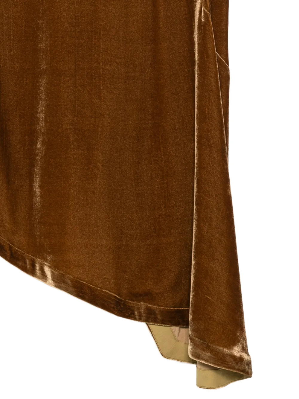 Gentry Portofino Top met asymmetrische snit Bruin