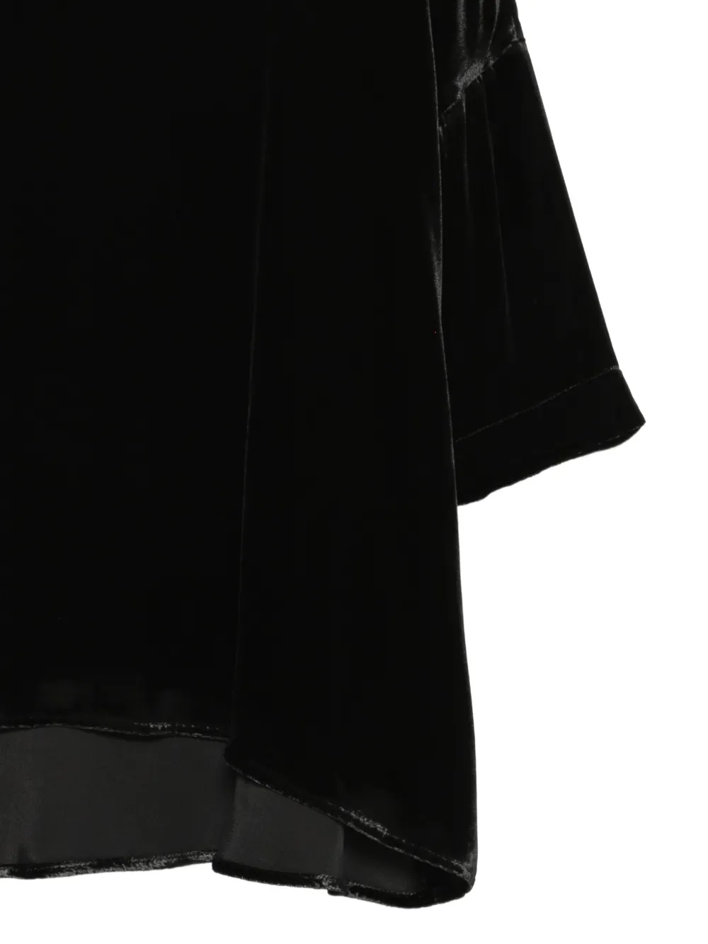 Gentry Portofino Fluwelen blouse Zwart