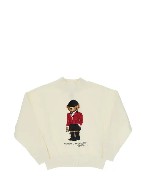 POLO RALPH LAUREN KIDS jersey con motivo Polo Bear