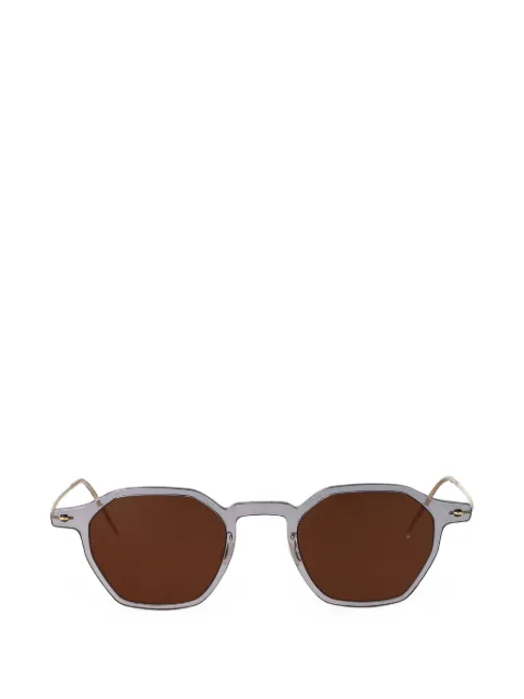 Lindberg geometric-frame sunglasses