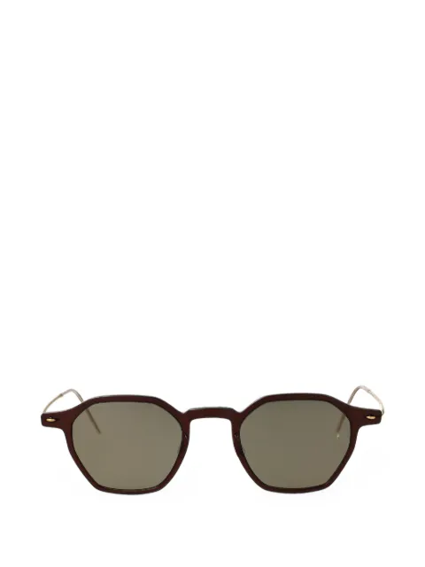 Lindberg geometric-frame sunglasses
