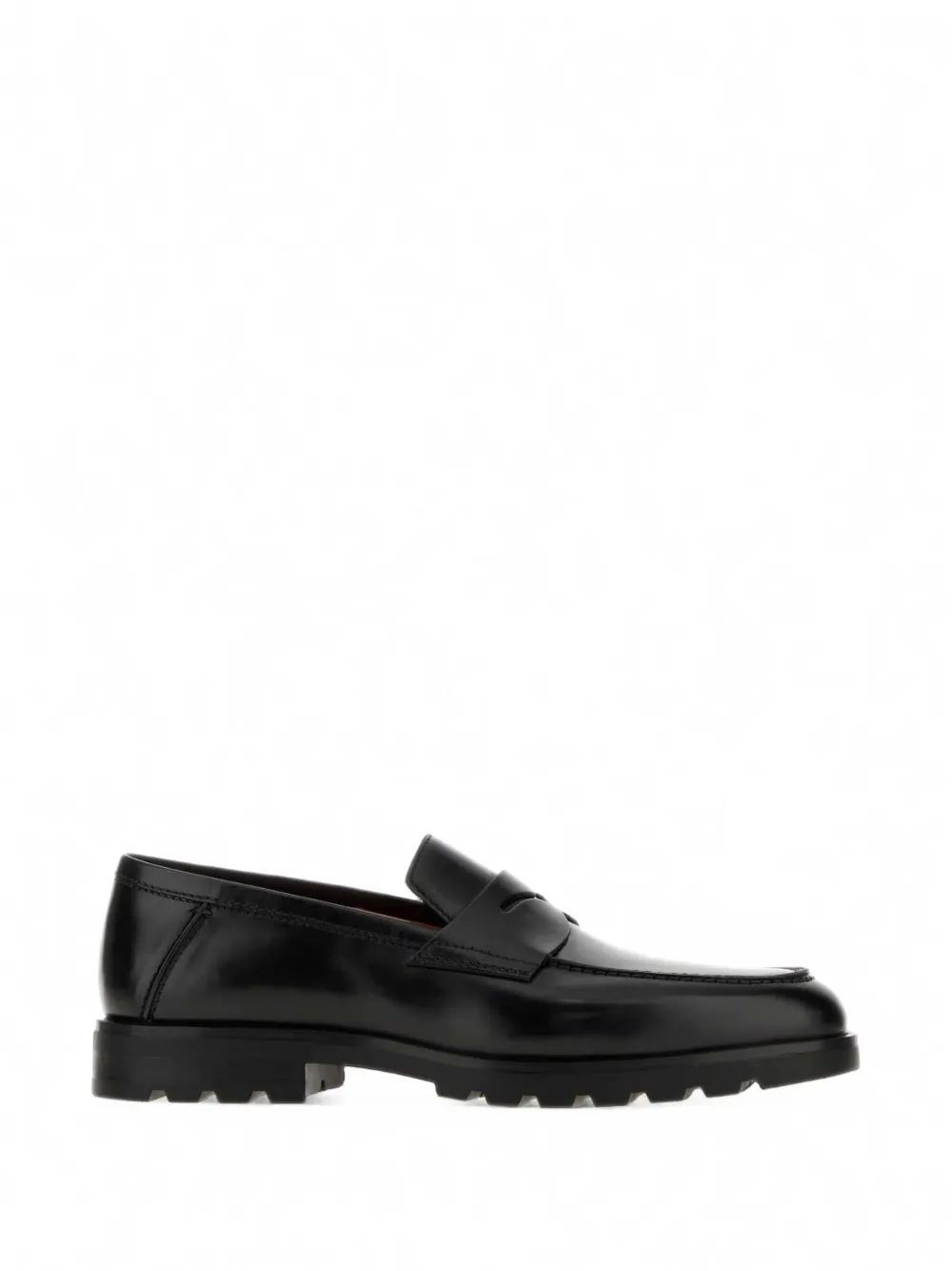 Santoni Rock leather loafers - Nero