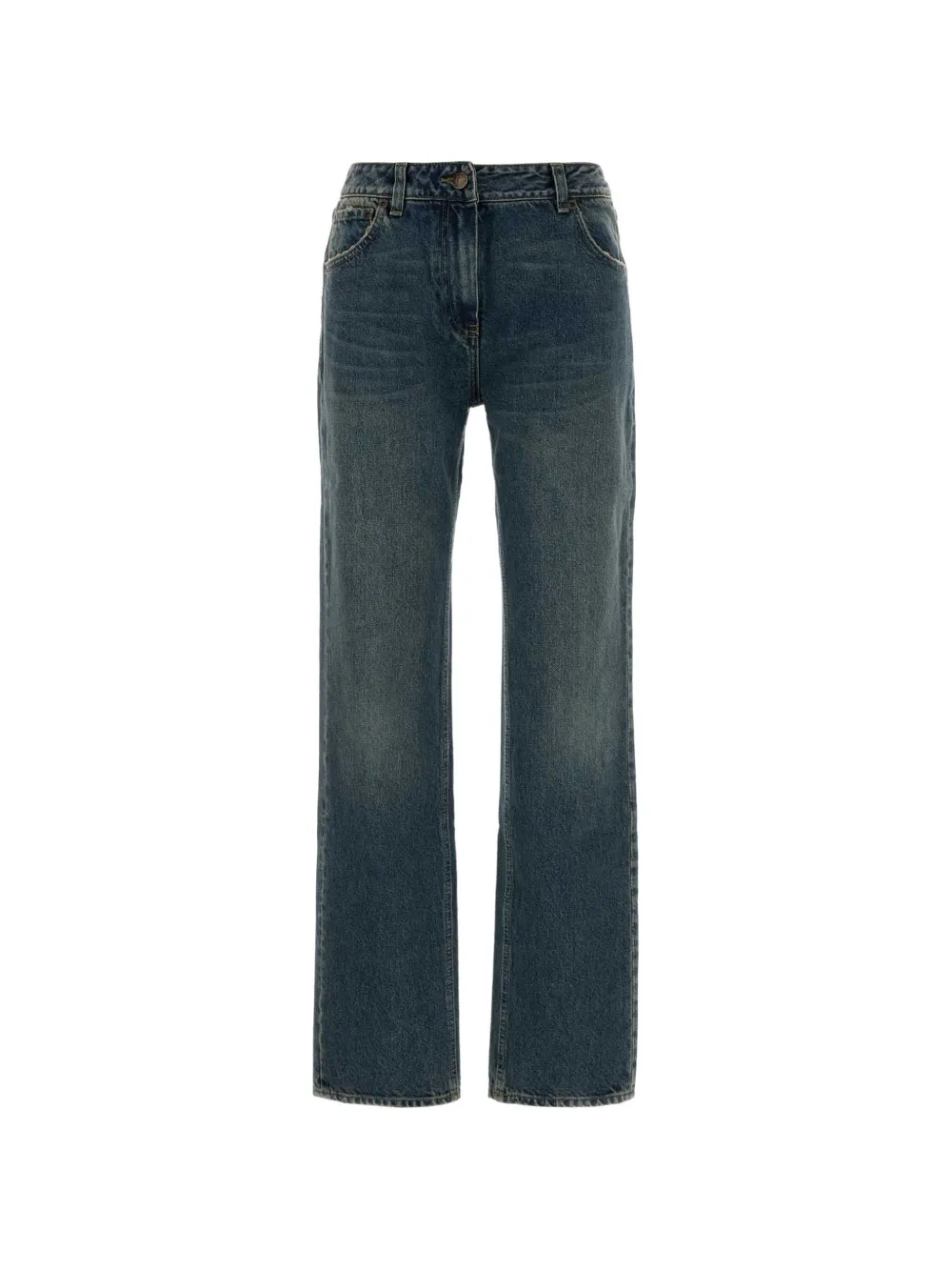 Magda Butrym straight-leg jeans - Blu