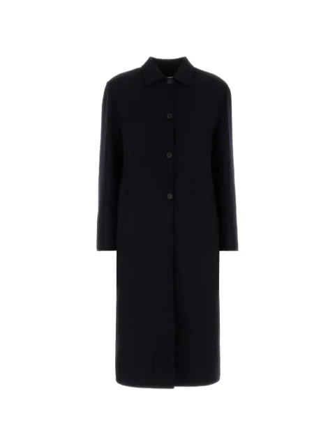 Jil Sander classic-collar single-breasted coat