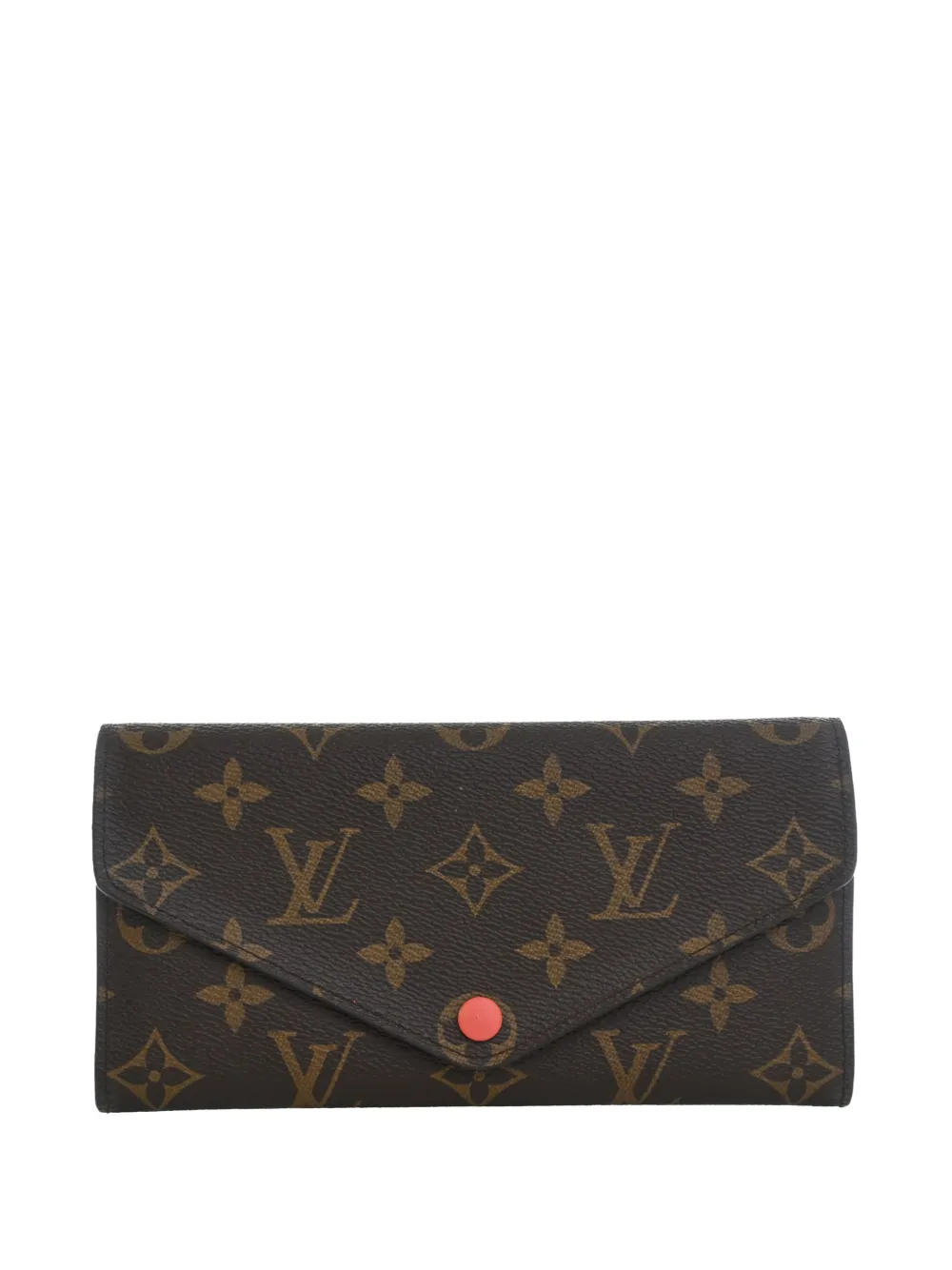 Louis Vuitton Pre-Owned 2015 Monogram Josephine Wallet long wallets - Marrone