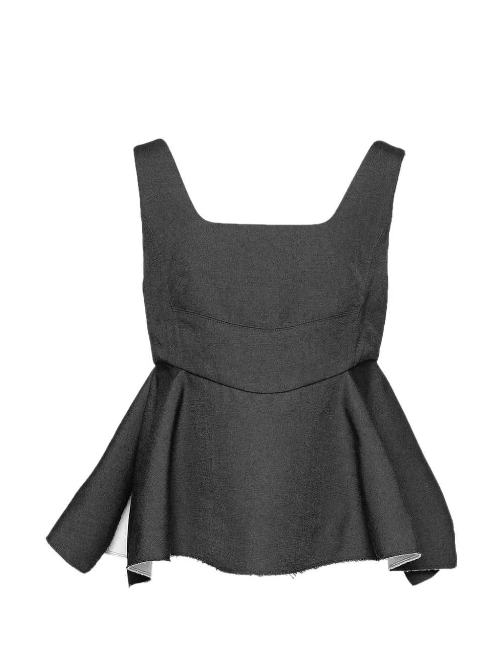 Muller Of Yoshiokubo peplum sleeveless top