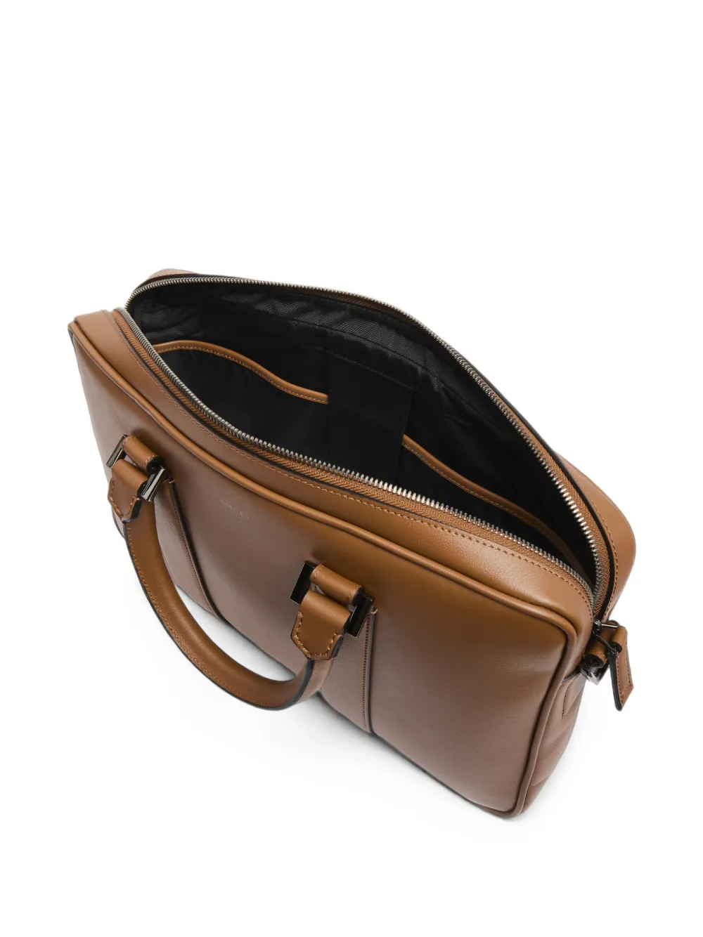 Lancel Edgard leren aktetas Bruin