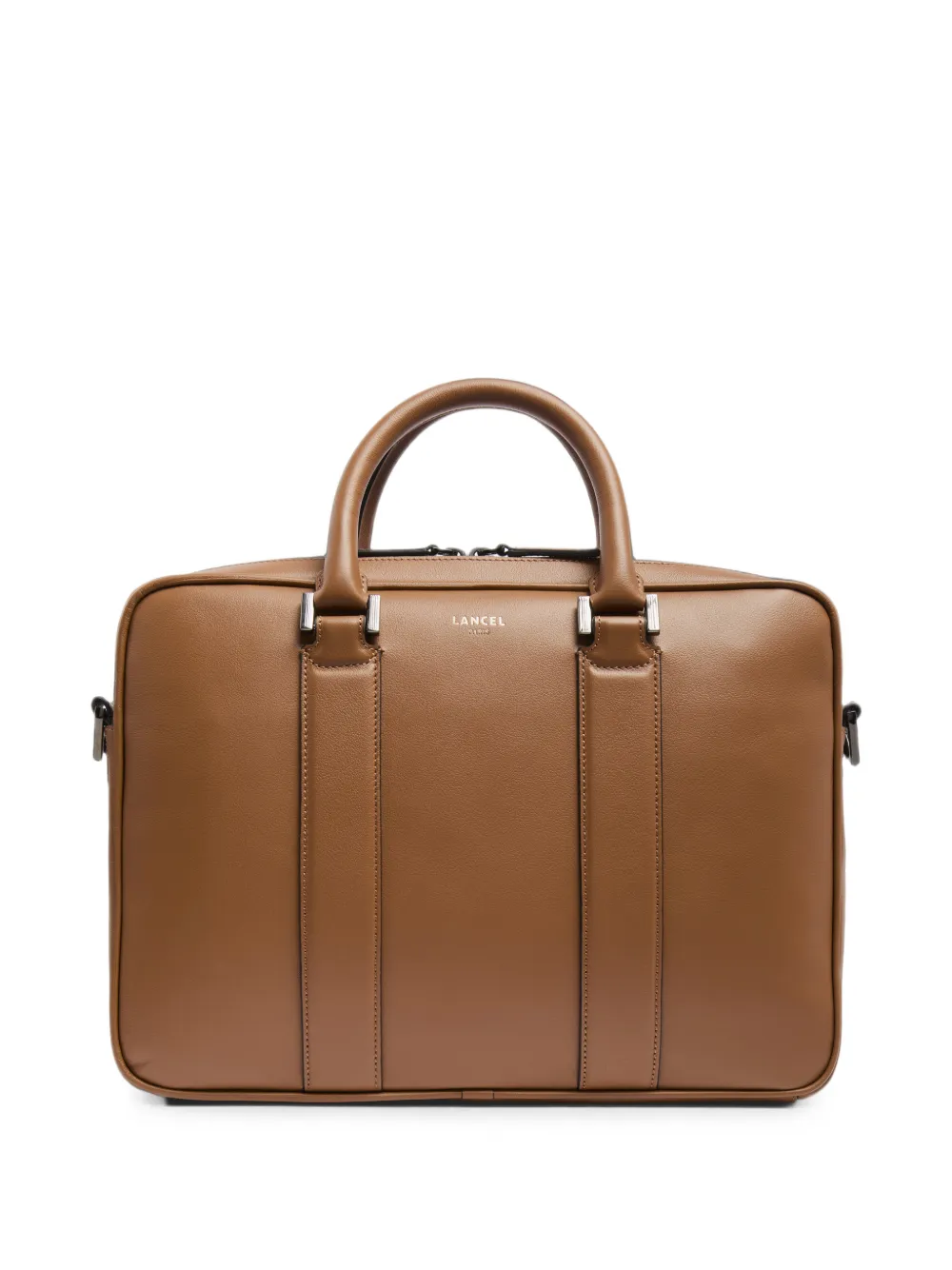 Lancel Edgard leren aktetas Bruin
