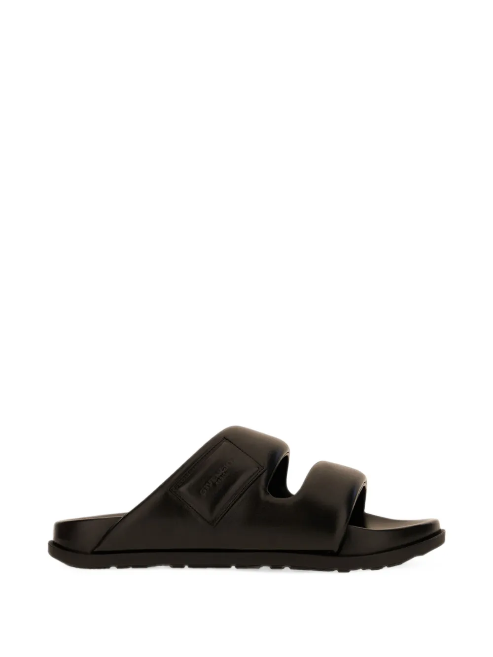 Givenchy puffy sandals in nappa leather - Schwarz