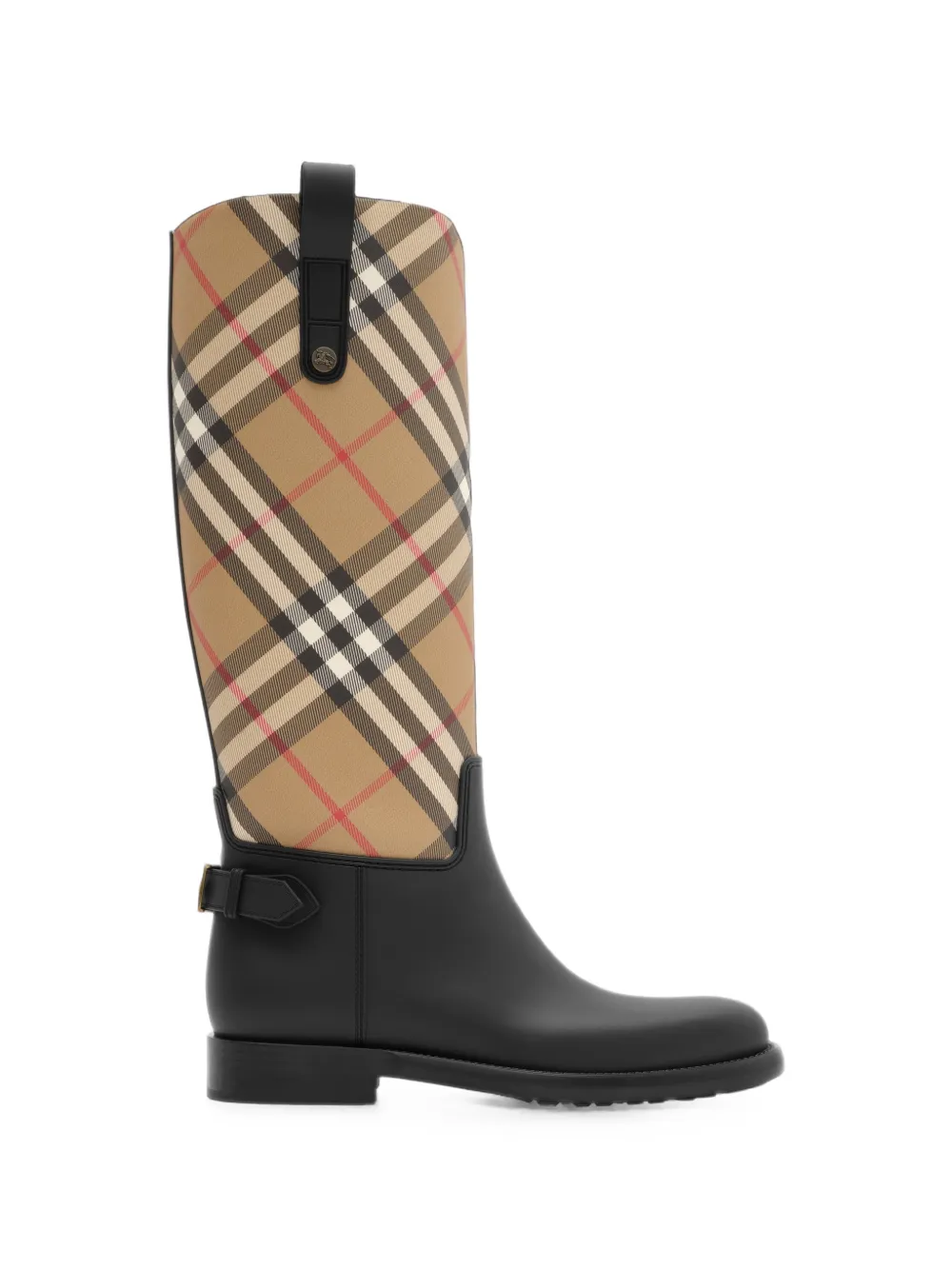 Burberry Check Cavalier outdoor boots - women - Thermoplastic Polyurethane (TPU)/Polyurethane/Polyester/Cotton/Thermoplastic Polyurethane (TPU)/Z...