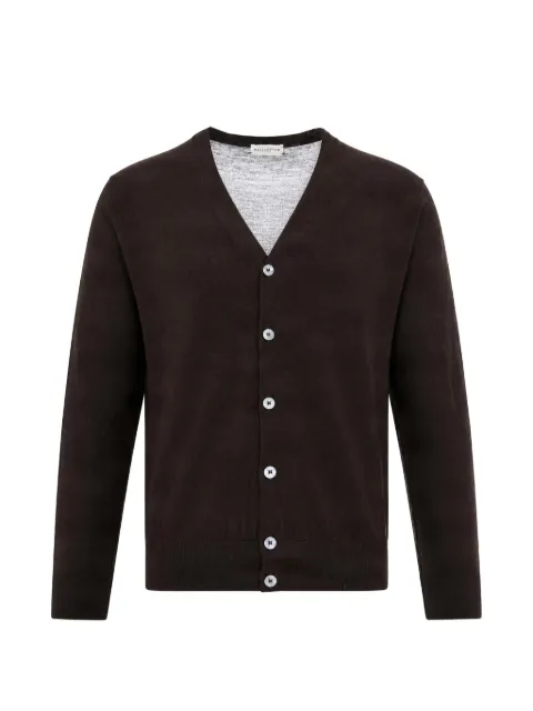 Ballantyne button-up wool cardigan