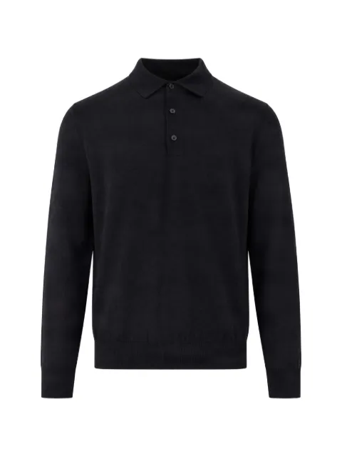 BOSS merino-wool polo sweater