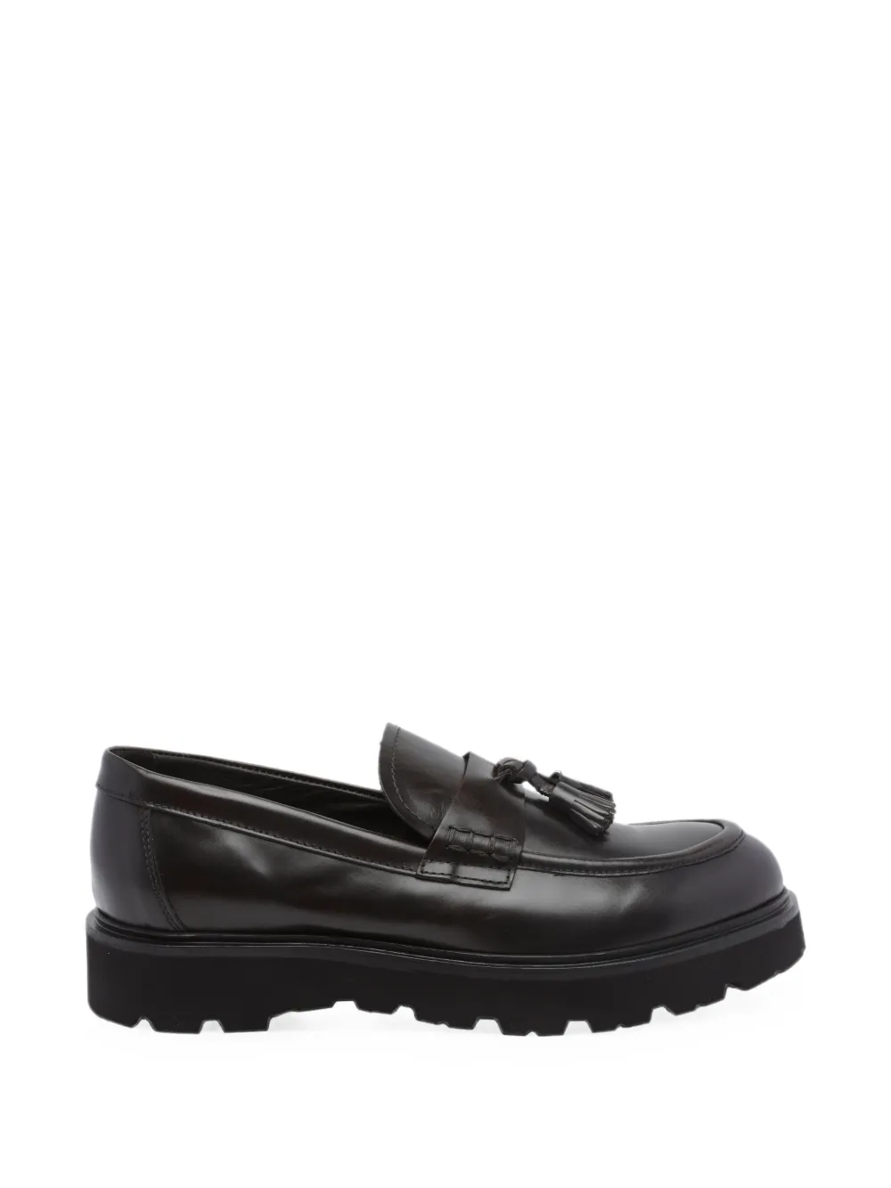 Pawelk's tassel-detail leather loafers - Marrone